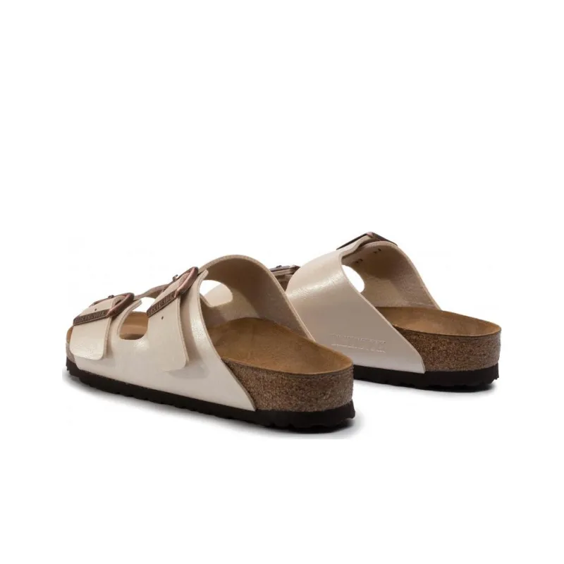 Birkenstock Arizona Slide Slippers 2.5cm Women's White-3