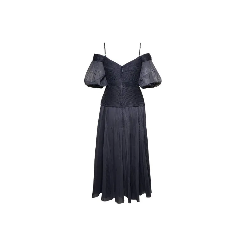 Zimmermann Pleated Wrap Midi Dress-1