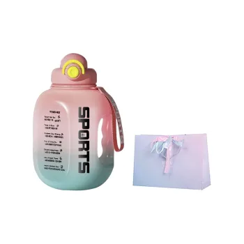 WTGD Outdoor Water Equipment Outdoor Water Bottle 1600ML 2500ML Pc Pp Silicone