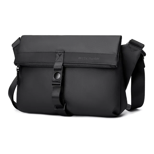 ARCTIC HUNTER Polyester Crossbody Bag Backpack Shoulder Bag Unisex Black/Gray-1