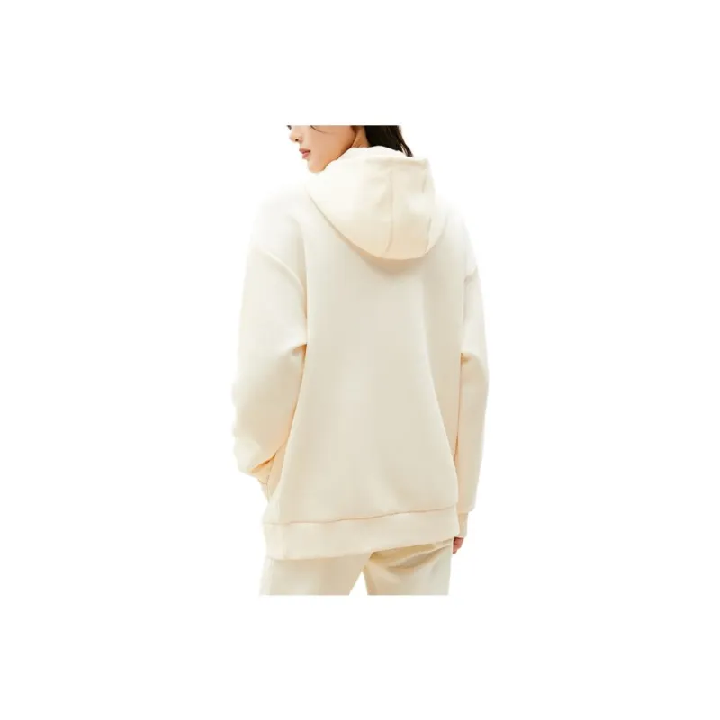 Anta Life Collection Sweatshirt Women's Corn White-1