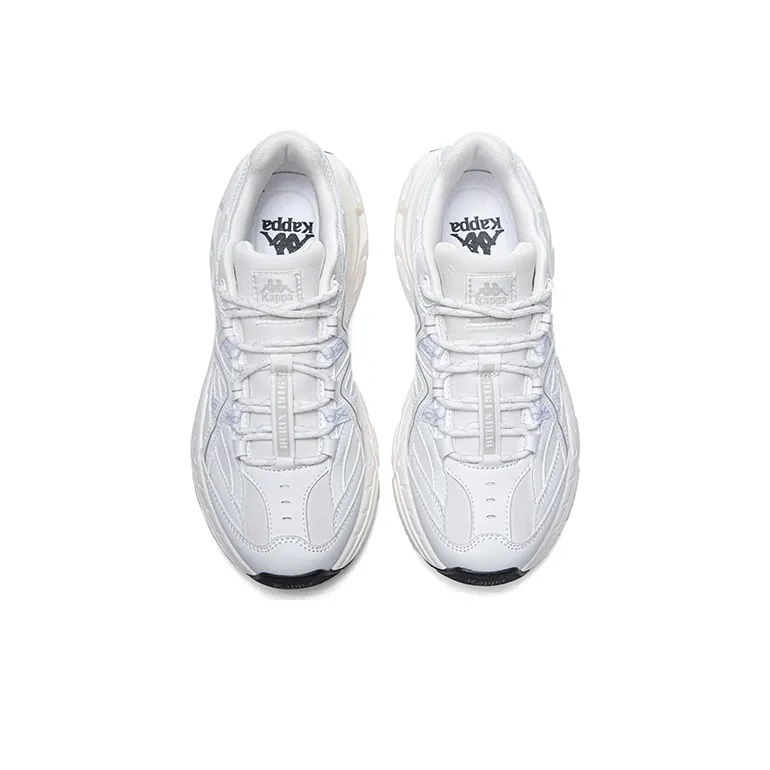 Kappa Venice Low Top Chunky Sneakers Unisex White Gray-3