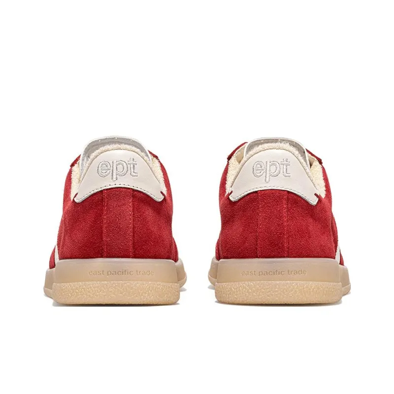 East Pacific Trade Low Top Skateboard Shoes Unisex Red-2
