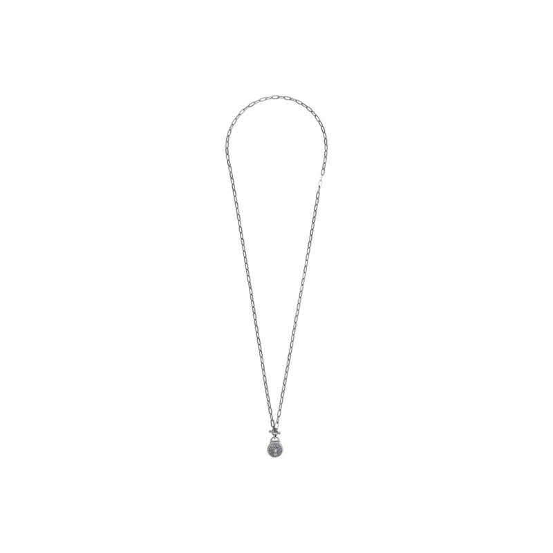 Swarovski Togetherness Faux Crystal Stone Necklaces Men's Black-2
