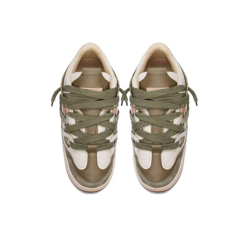 REPRESENT Bully Low-Top Skateboard Shoes Men's Khaki-3