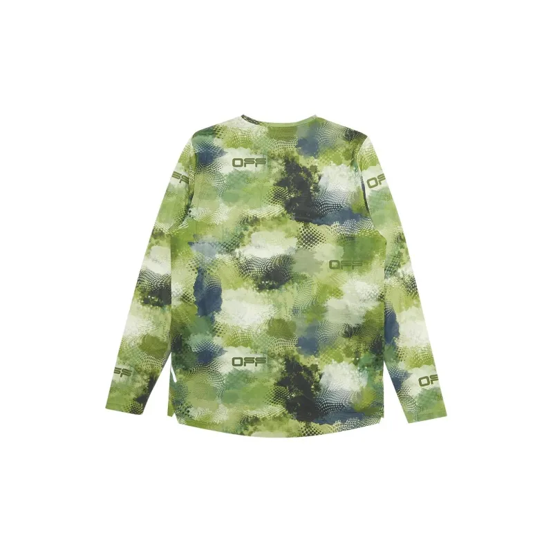 OFF WHITE Active L/S Aop Tee-1