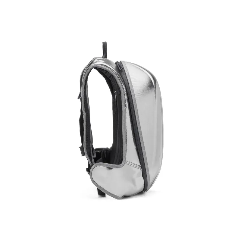 DIESEL Polyurethane And Polyester Blend Backpack Regular Men's Silver-1