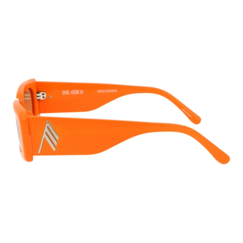 The Attico Rectangle Frame Mini Marfa Sunglasses-2