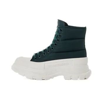 Alexander McQueen Tread Slick Short Casual Shoes Women's White Green