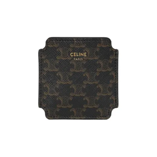 celine Taylor Canvas Canvas Bag Card Holder Regular Women's Black