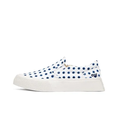 East Pacific Trade Canvas Shoes Unisex Low-Top Blue/White