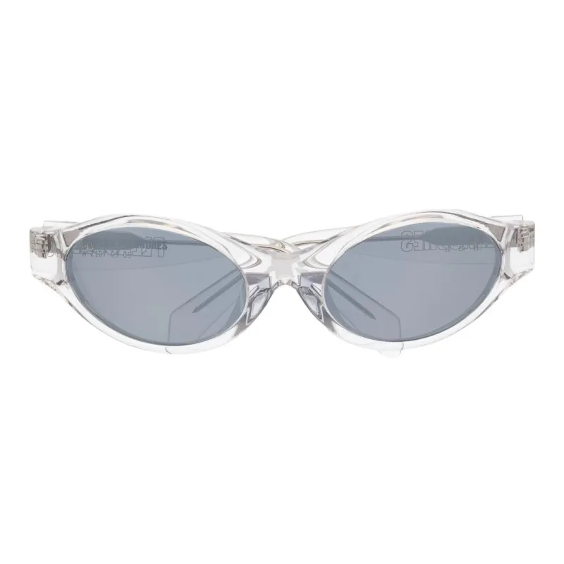 PLEASURES Polyvinyl Chloride Oval Sunglasses Men's Transparent-0