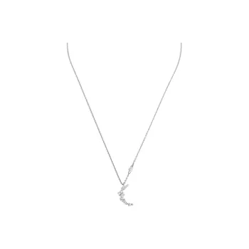 Swarovski Penélope Cruz Moonsun Rhodium Plated Necklaces Women's Silver