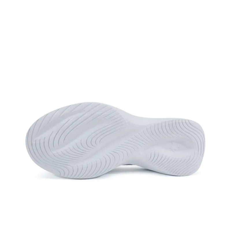 QIAODAN Waterproof Low Top Casual Running Shoes Men's Jordan White Gray Silver-5