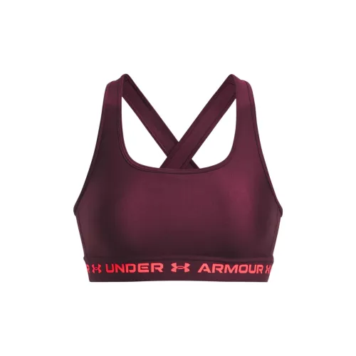 Under Armour Crossback Sports Underwear Women's Dark Brown Red