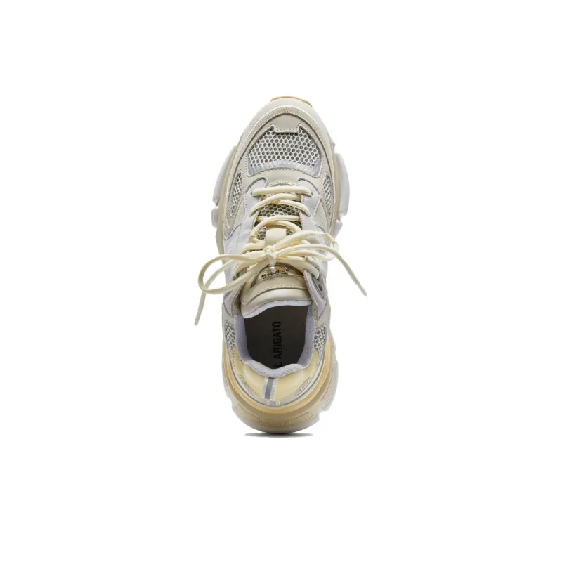 Axel Arigato Marathon Breathable Low Top Casual Shoes Women's Beige Yellow-3