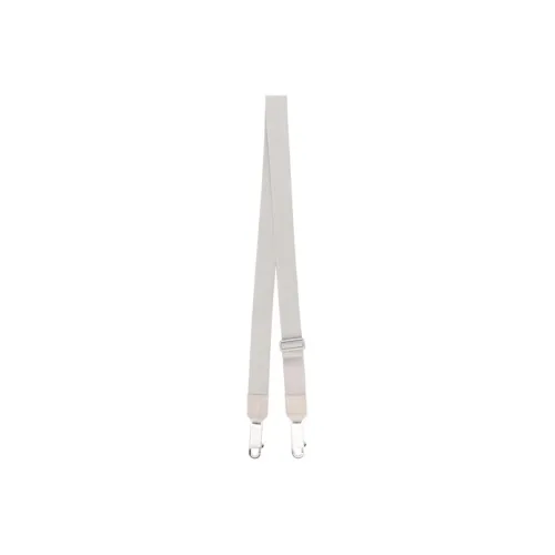 RICK OWENS/RO Calfskin With Cotton Bag Straps Men's Light Gray