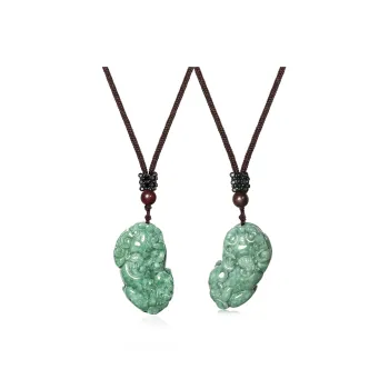 North Cain Bean Type Jadeite Pendants Unisex