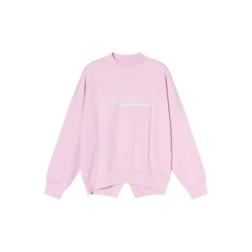 New Balance Sports Life Collection Sweatshirts Women's Pink