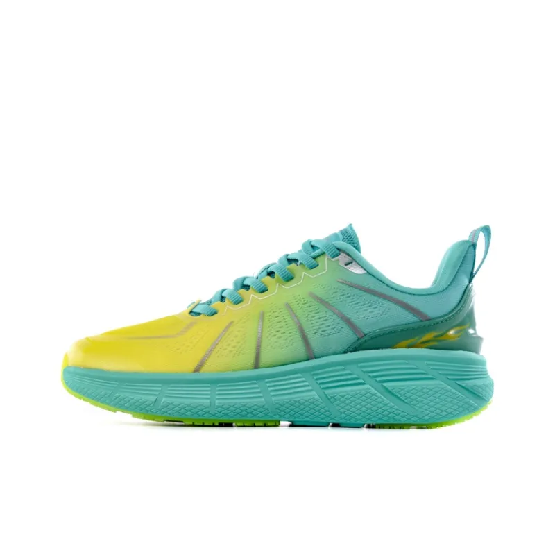 TREEPERI Running Shoes Unisex Low Top Orange Yellow/Yellow Green/Green Pink-11
