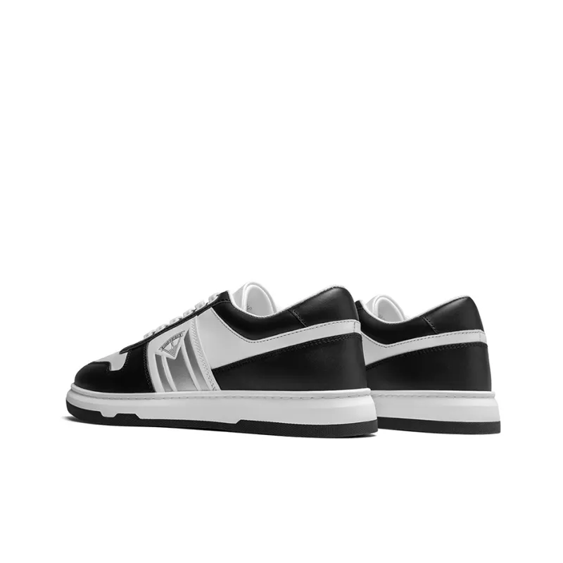 ROBERTA DI CAMERINO Low Top Skateboard Shoes Men's Black White-3