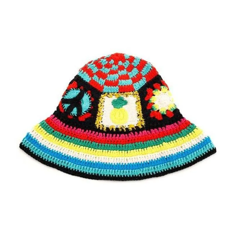 Alanui Positive Curved Narrow Brim Bucket Hat-1