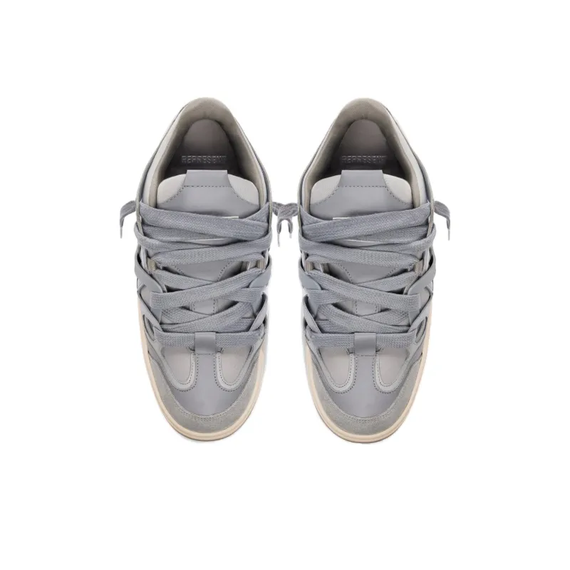 REPRESENT Bully Low Top Skateboard Shoes Men's Gray-4