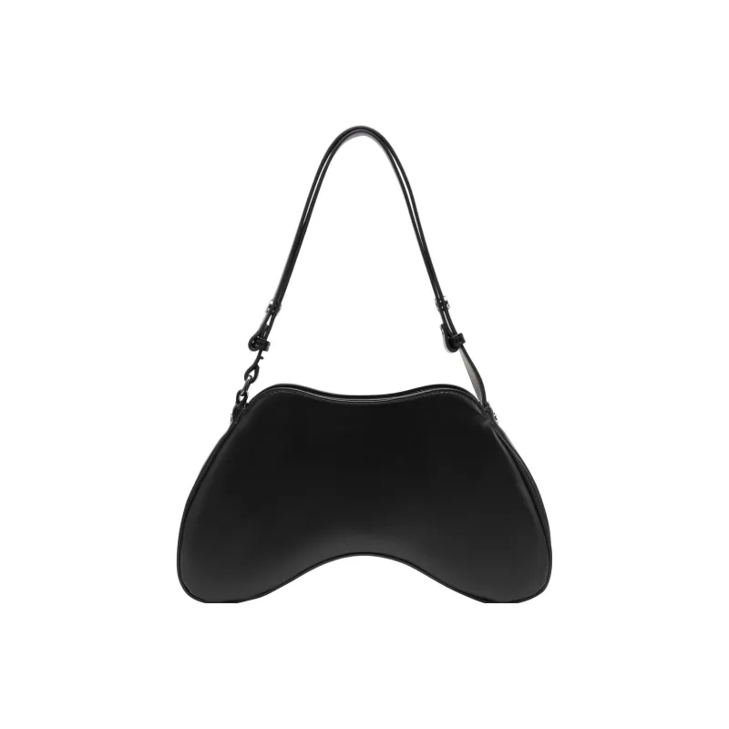 DIESEL Polyurethane Handbag, Shoulder Bag Women's Black-2