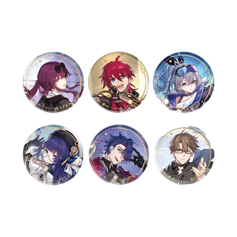 MIHOYO Honkai Star Rail, Character Illustration Collection Tinplate Badge, The Path Of The Void IP Merch-0