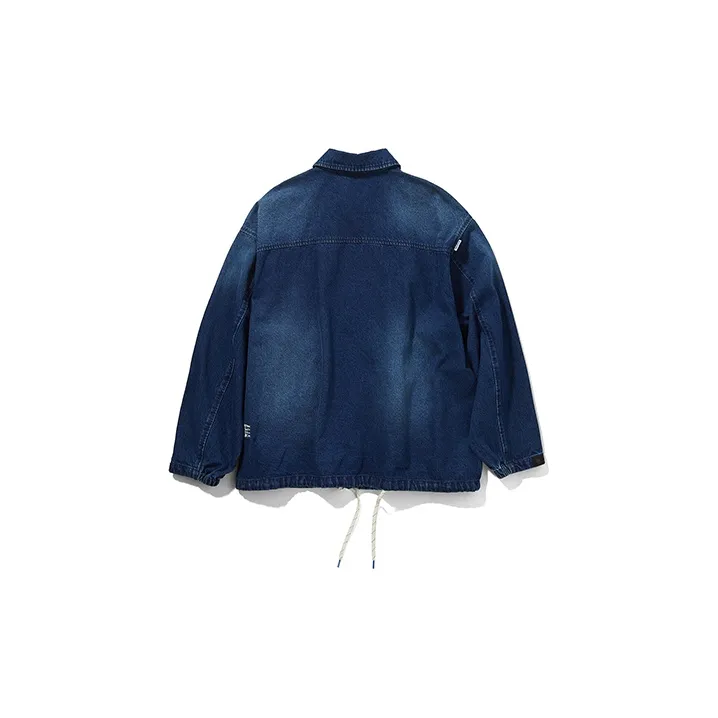 Nautica White Sail Denim Jacket Unisex-1
