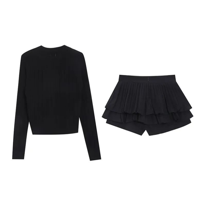WOWI Two Piece Skirt Sets Women's-1