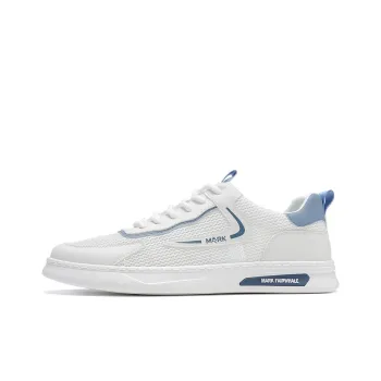 FAIRWHALE Low Top Stylish Skateboarding Shoes Men's White
