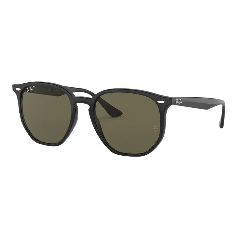RayBan RB4306 Hexagonal Frame Polarised Sunglasses-0
