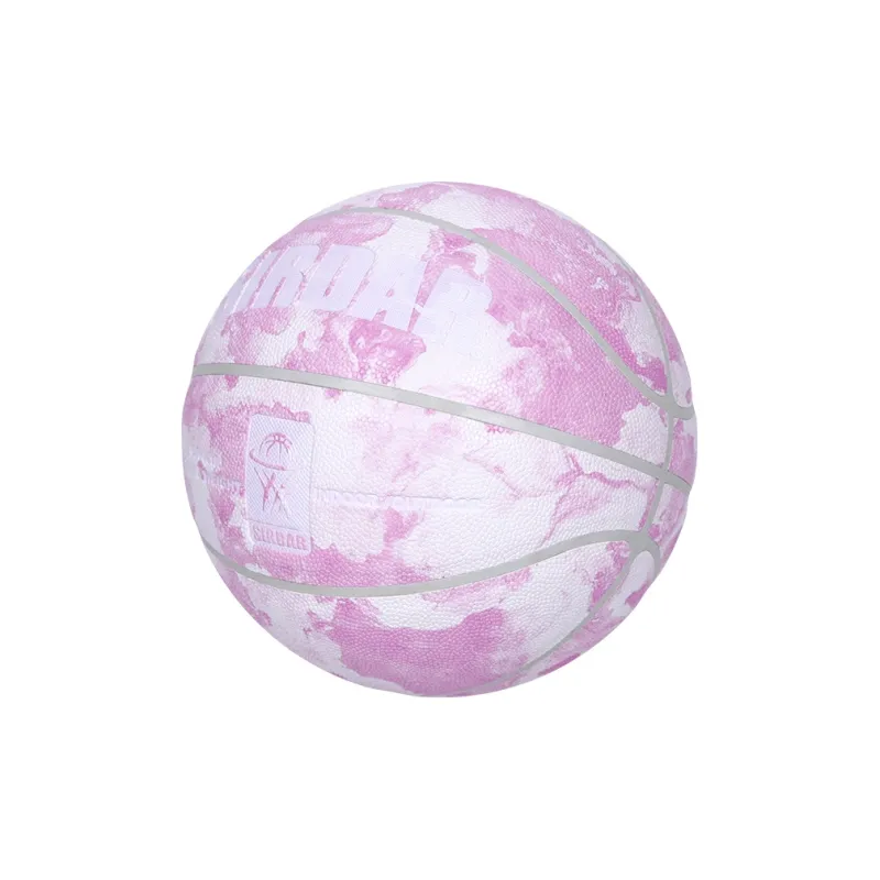 SIRDAR Splash Ink Series PU Basketball Cloud Pink White Size 7 Training Unisex-3