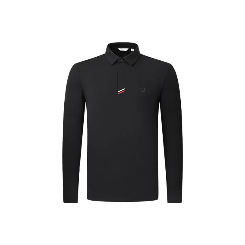 FILA Golf Series Polo Shirt Men's Pitch Black-1
