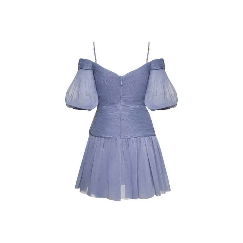 Zimmermann Pleated Wrap Mini Dress-1