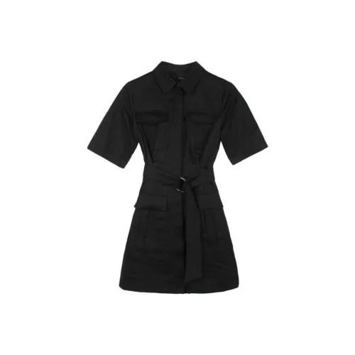 PINKO Short-Sleeved Dresses Women's Black