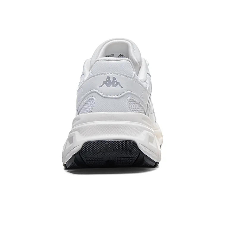 Kappa Venice Low Top Chunky Sneakers Unisex White Gray-4