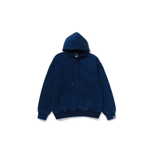 A BATHING APE Sweatshirts Men Navy Blue NYX