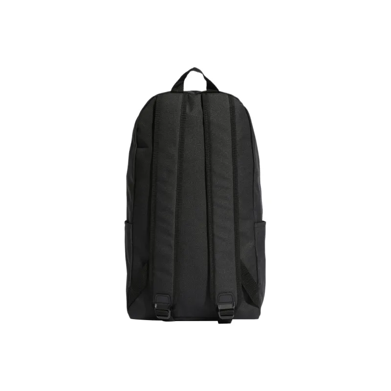 Adidas Recycled Polyester Plain Weave Fabric Backpack Regular Unisex Black-2