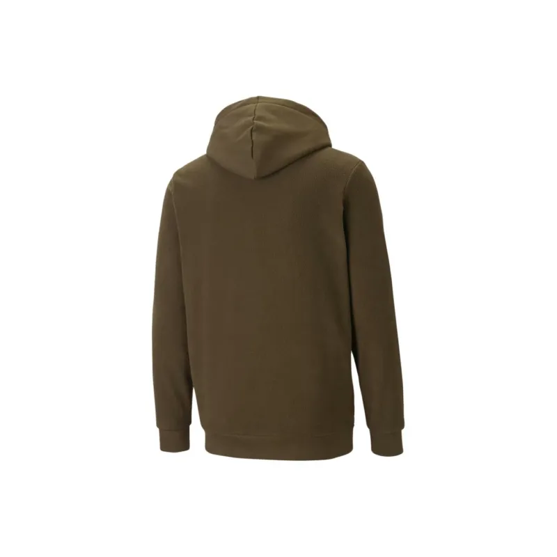 PUMA Essentialshoodie Sweatshirt Men's Dark Olive-1