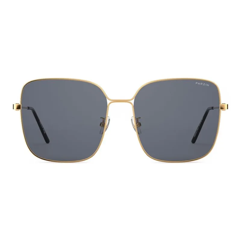 PARZIN Square Sunglasses Women's Metal Thin Frame Multicolor Lens Elegance Elegant-7