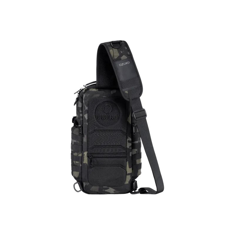 KONADCT Oxford Sling Bag, Shoulder Bag, Crossbody Bag Regular Unisex Black-7