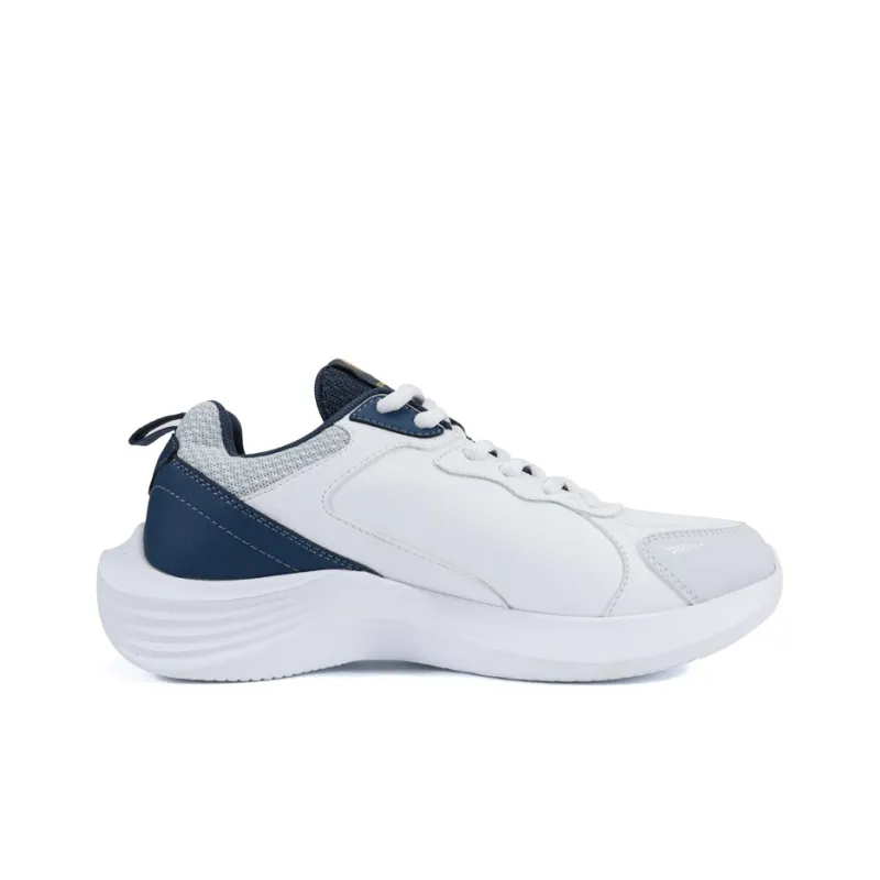 QIAODAN Waterproof Low Top Casual Running Shoes Men's Jordan White Gray Silver-1