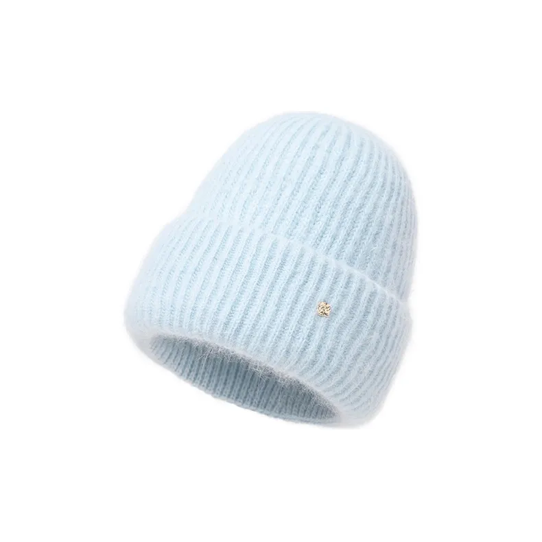 SIGGI STUDIOS Polyester Sheep Wool Rabbit Fur Beanies Unisex-1