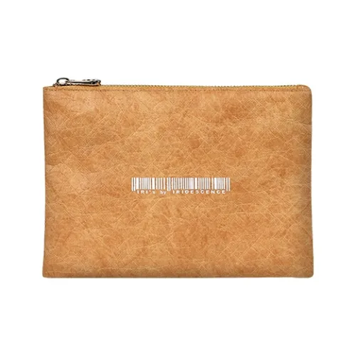 IRI BY IRIDESCENCE DuPont Paper Makeup Bag Regular Women's Light Brown/White