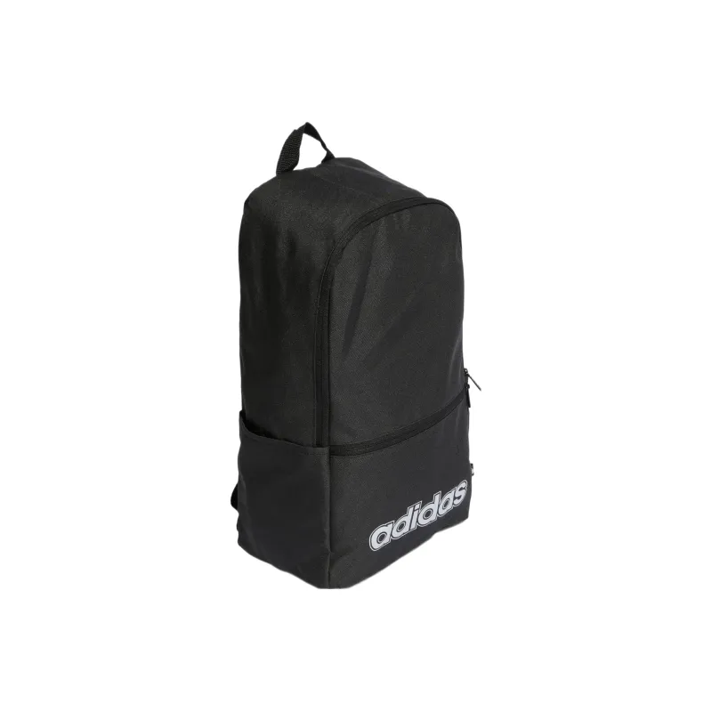 Adidas Recycled Polyester Plain Weave Fabric Backpack Regular Unisex Black-1