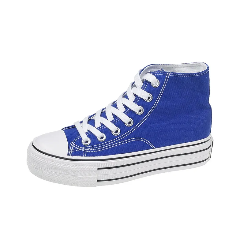 FCS Anti-Slip And Wear-Resistant Breathable High-Top Canvas Shoes Women's-3