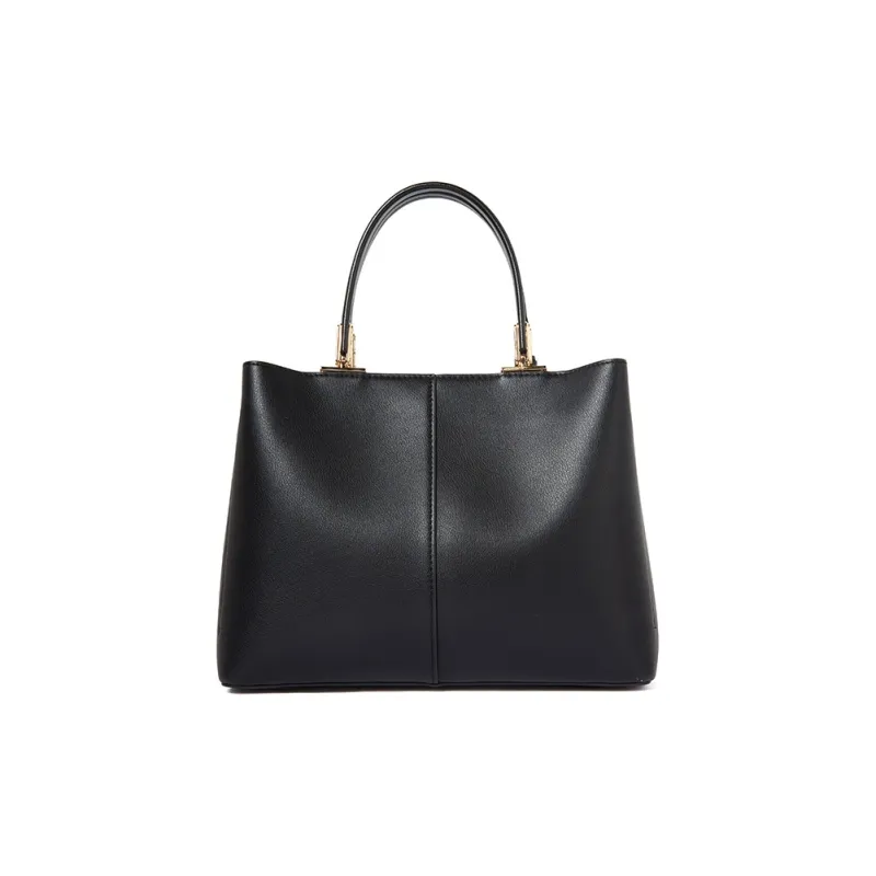TUCANO Cow Leather Mom Bag Handbag Tubas Women's Black-3