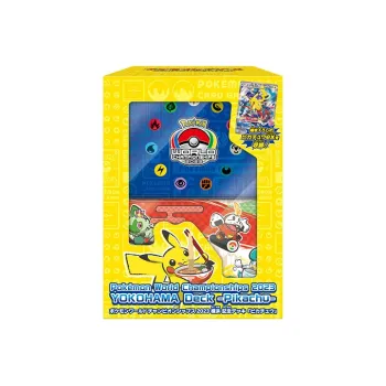 POKEMON World Championship 2023 Yokohama Commemorative Plaque Set Pikachu Japan Version Battle Cards 1 Box